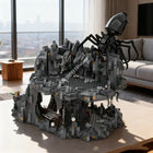 Shelob's Lair model set with detailed spider sculpture in black and gray.