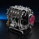 Side view of the assembled motorized GT engine model.
