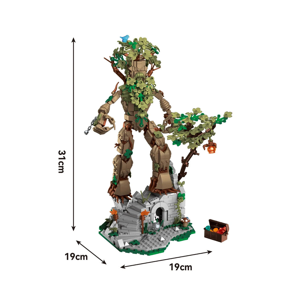 Packaging view of the Arboreal Keep Dryad Ent Building Blocks Set.