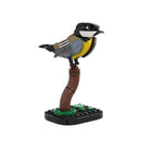 Birds Building Blocks colorful animal models arranged for display