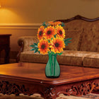 Detail view of the Building Block Flower Set highlighting the unique block shapes