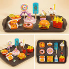Detailed view of Fast Food Micro Building Blocks showing intricate designs