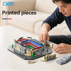 CaDA Camp Nou Stadium building block set assembled view