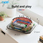 CaDA Camp Nou Stadium building block set back view