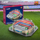 CaDA Camp Nou Stadium building block set front view