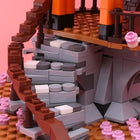 Kacuu Sakura Inari Shrine Building Blocks displayed on a table