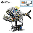 Top view of HUATEC Mechanical Sea Animals Building Blocks assembled