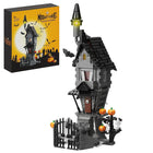 Nightmare Before Christmas Ghost Skeleton Hut building blocks set in a detailed view.