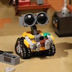 Top view of the robot building block model emphasizing its design.