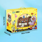 Packaging of the AREA-X SpongeBob Krusty Krab building blocks set.