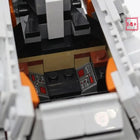 Hot Toys AT-AT model with assembly pieces, overhead view