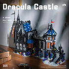 Close-up of the Vampire Dracula's Castle building blocks