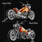 Tycole Motorcycle Model Building Block Set displayed with creative compatibility features