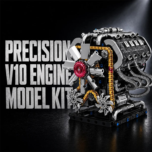 MOC Motorized GT Engine Building Blocks by M MENBIS