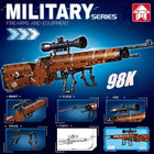 Front view of the 98K Building Blocks Gun Model on a plain background
