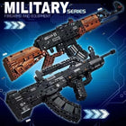 Side view of the 98K Building Blocks Gun Model showcasing its design
