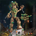 Front view of the Arboreal Keep Dryad Ent Building Blocks Set with detailed tree being model.