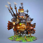 Top view of the completed Bricklink Howl's Moving Castle model.