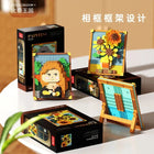 Building Blocks Famous Artwork Desktop Puzzle Kit featuring various colorful pieces.