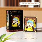 Building Blocks Famous Artwork Desktop Puzzle Kit displayed with vibrant colors.