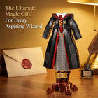 M Menbis Medieval Magic Robe Building Blocks Set displayed with various pieces on a flat surface