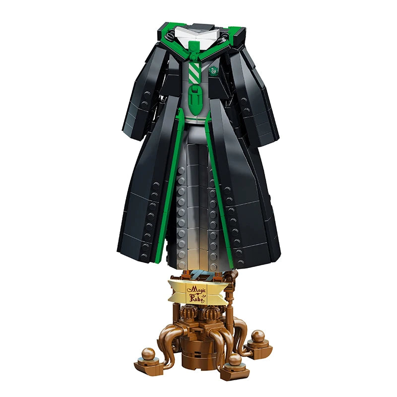 M Menbis Medieval Magic Robe Building Blocks Set in a creative layout with colorful blocks