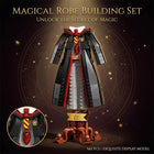 Side view of the M Menbis Medieval Magic Robe Building Blocks Set showcasing the assembled structure