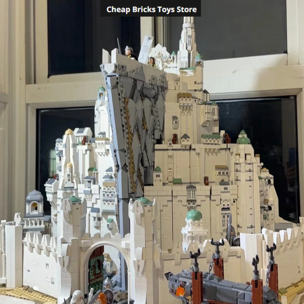 MOC Minas Tirith City Capital Building Blocks Set