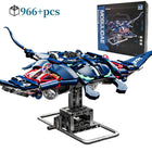Front view of HUATEC Mechanical Sea Animals Building Blocks in action