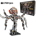 Side view of HUATEC Mechanical Sea Animals Building Blocks with electric light features
